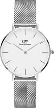 Petite 32 Sterling S White Accessories Watches Analog Watches Silver Daniel Wellington