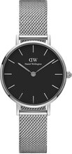 Petite 28 Sterling S Black Accessories Watches Analog Watches Silver Daniel Wellington