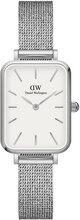 Quadro 20X26 Pressed Sterling S White Accessories Watches Analog Watches Silver Daniel Wellington