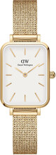 Quadro 20X26 Pressed Evergold G White Accessories Watches Analog Watches Gold Daniel Wellington