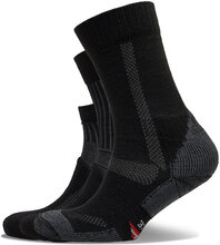 Hiking Socks Set 3-Pack Lingerie Socks Regular Socks Svart Danish Endurance*Betinget Tilbud