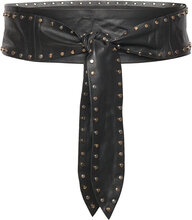 Markala Mix Studs Leather Belt Bælte Black Dante6