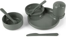Tiny Bio Dinner Giftset Home Meal Time Dinner Sets Grey Dantoy