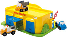 Funcars Autoservice & Car Park Blister Toys Toy Cars & Vehicles Vehicle Garages Multi/mønstret Dantoy*Betinget Tilbud