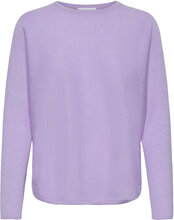 Curved Sweater Pullover Lilla Davida Cashmere*Betinget Tilbud