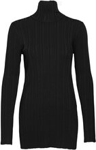 Davida - Sleek Viscose Tops Knitwear Turtleneck Black Day Birger Et Mikkelsen