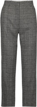 Classic Lady - Classic Wool Check Bottoms Trousers Suitpants Grey Day Birger Et Mikkelsen