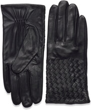 Day Leather Braid Glove Accessories Gloves Finger Gloves Black DAY ET
