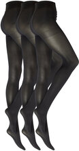 Decoy Recycled Tight 60Den 3Pk Lingerie Pantyhose & Leggings Svart Decoy*Betinget Tilbud