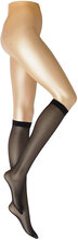 Decoy Knee High Glossy 2-Pk 20 Lingerie Socks Knee High Socks Svart Decoy*Betinget Tilbud