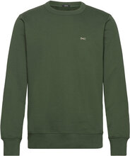 Mens Pullover Sweatshirt Sweat-shirt Genser Grønn Denham*Betinget Tilbud