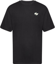 Dptennis Print T-Shirt Tops T-Kortærmet Skjorte Black Denim Project