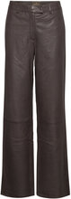 Adeledep Pants Trousers Leather Leggings/Bukser Brun DEPECHE*Betinget Tilbud