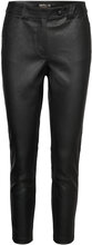 Chino Pant 7/8 Pant Bottoms Trousers Leather Leggings-Byxor Black DEPECHE