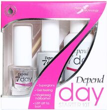 7Day Starter Kit Beauty WOMEN Nails Nail Polish Removers Nude Depend Cosmetic*Betinget Tilbud