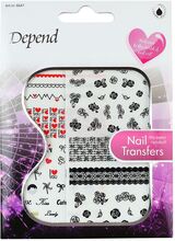 Nail Transfers Nord Beauty WOMEN Nails Nail Decorations Nude Depend Cosmetic*Betinget Tilbud