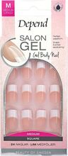 Salon Gel Rosa Medium Sq Nord Beauty WOMEN Nails Fake Nails Nude Depend Cosmetic*Betinget Tilbud