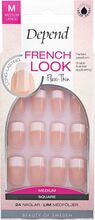 French Look Rosa Medium Sq Nord Beauty Women Nails Fake Nails Nude Depend Cosmetic