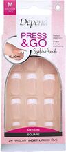 P&G French Look Rosa Medium Sq Nord Beauty Women Nails Fake Nails Nude Depend Cosmetic