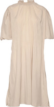 Valerie Structure Dress Knælang Kjole Beige DESIGNERS, REMIX