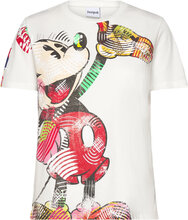 Mickey M. Christian Lacroix Tops T-shirts & Tops Short-sleeved White Desigual
