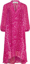 Dvf Ileana Dress Kort Kjole Pink Diane Von Furstenberg
