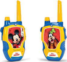 Walkie Talkie Mickey Toys Electronic & Media Multi/patterned Dickie Toys