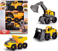 Dickie Toys Volvo Construction Set Toys Toy Cars & Vehicles Toy Vehicles Construction Cars Multi/patterned Dickie Toys