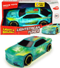 Dickie - Lightstreak Tuner Toys Toy Cars & Vehicles Toy Cars Green Dickie Toys