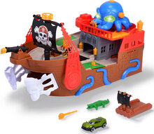 Pirate Boat Toys Toy Cars & Vehicles Toy Vehicles Boats Multi/patterned Dickie Toys