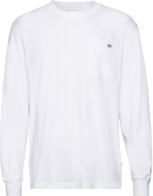 Luray Pocket Tee Ls Designers T-Langærmet Skjorte White Dickies
