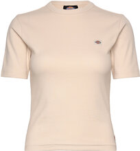 Marysville Ss Tee Tops T-shirts & Tops Short-sleeved Cream Dickies