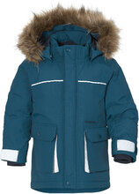 Kure Kids Parka 5 Outerwear Snow/ski Clothing Snow/ski Jacket Blå Didriksons*Betinget Tilbud