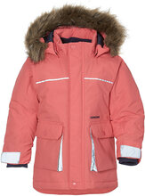 Kure Kids Parka 5 Outerwear Snow/ski Clothing Snow/ski Jacket Rosa Didriksons*Betinget Tilbud