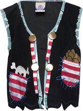 Pirate Vest, Pirate Red Stripe Toys Costumes & Accessories Costumes Accessories Multi/mønstret Martinex*Betinget Tilbud