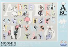 Moomin 150 Pieces Alphabet Toys Puzzles And Games Puzzles Classic Puzzles Multi/mønstret Martinex*Betinget Tilbud