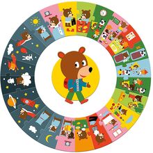 The Day Toys Puzzles And Games Puzzles Pedagogical Puzzles Multi/mønstret Djeco*Betinget Tilbud