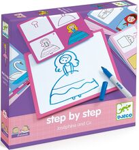 Step By Step - Josephine And Co Toys Creativity Drawing & Crafts Drawing Stati Ry Multi/patterned Djeco