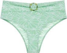 Cetrella Brief Swimwear Bikinis Bikini Bottoms High Waist Bikinis Green Dorina