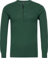 Dovre T-Shirt 1/1 Ærme/Stolpe Underwear Night & Loungewear Pyjama Tops Green Dovre