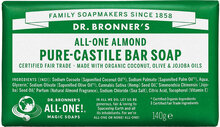 Pure-Castile Bar Soap Almond Håndsåpe Nude Dr. Bronner’s*Betinget Tilbud