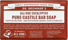 Pure-Castile Bar Soap Eucalyptus Håndsåpe Nude Dr. Bronner’s*Betinget Tilbud