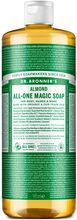 Pure Castile Liquid Soap Almond Beauty Women Home Hand Soap Liquid Hand Soap Nude Dr. Bronner’s