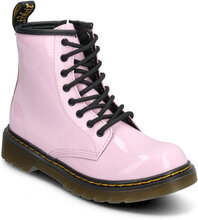1460 J Pale Pink Patent Lamper Boots Støvler Pink Dr. Martens