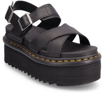 Voss Ii Quad Black Athena Shoes Summer Shoes Platform Sandals Black Dr. Martens