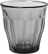 Picardie Tumbler X 6 Home Tableware Glass Drinking Glass Grey Duralex