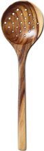 Wooden Utensil Skimmer Spoon Xl Home Kitchen Kitchen Tools Spoons & Ladels Brun Dutchdeluxes*Betinget Tilbud