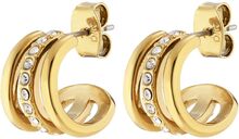 Thea Accessories Jewellery Earrings Hoops Gull Dyrberg/Kern*Betinget Tilbud
