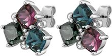Viena Ss Blue Accessories Jewellery Earrings Studs Silver Dyrberg/Kern