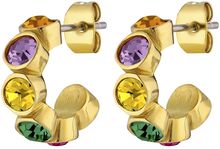 Jenna Sg Rainbow Accessories Jewellery Earrings Hoops Multi/mønstret Dyrberg/Kern*Betinget Tilbud